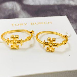 Tory Burch Earrings Women's Eleanor Small Hoop Earrings